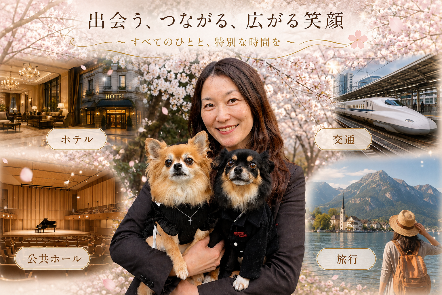 出会う、つながる、広がる笑顔。すべてのひとと、特別な時間を。